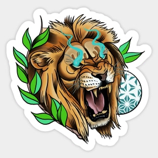 Lion pattern Sticker